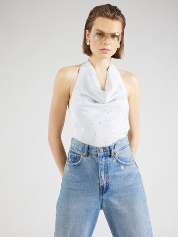 TOPSHOP Топ в Синий: спереди