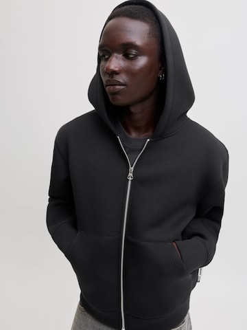 JACK & JONES Sweatvest 'legacy' in Zwart