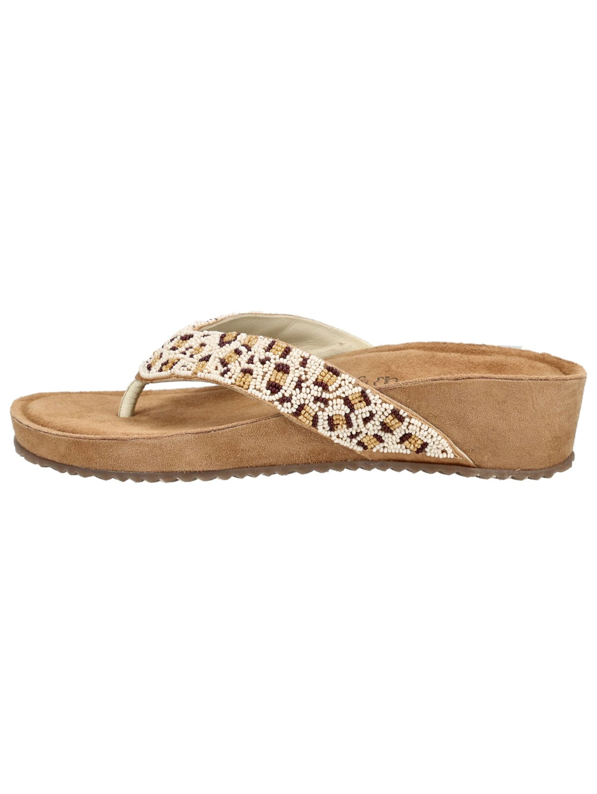 LAZAMANI Teenslipper in Wit