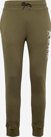 AÉROPOSTALE - Tapered Calças de desporto em verde: frente