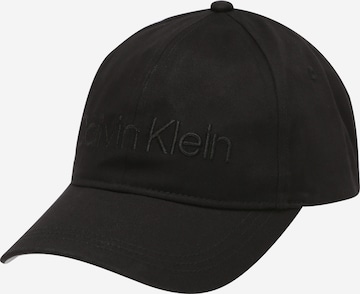 Calvin Klein - Boné em preto: frente