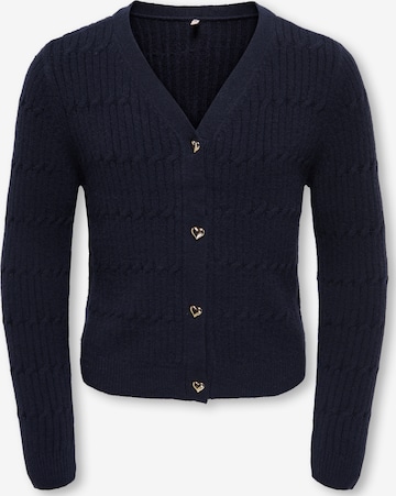 Cardigan 'KOGKATIA' ONLY GIRLS en bleu : devant