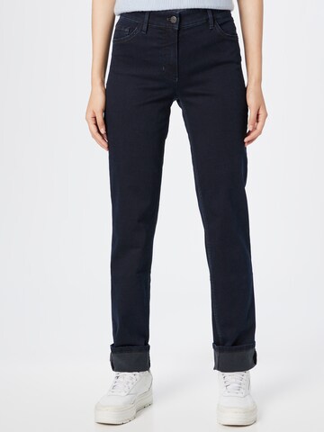 GERRY WEBER Slimfit Jeans in Blauw: voorkant