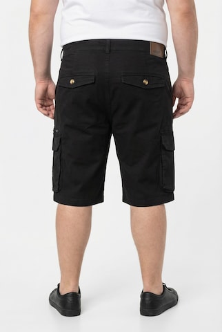 Men Plus Regular Broek in Zwart