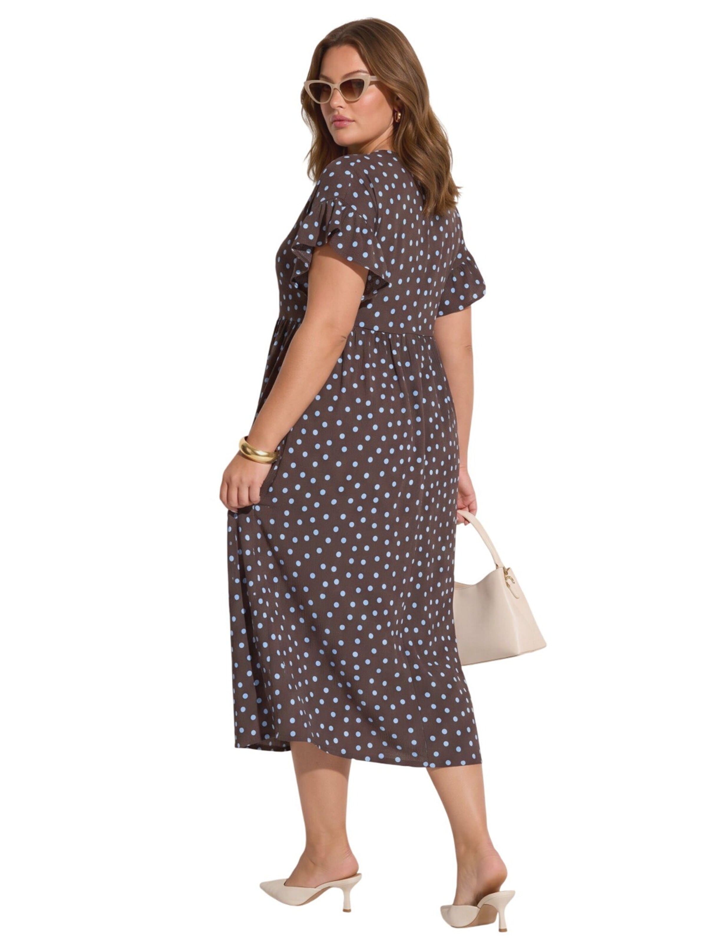 Shape Of You Dress in Brown