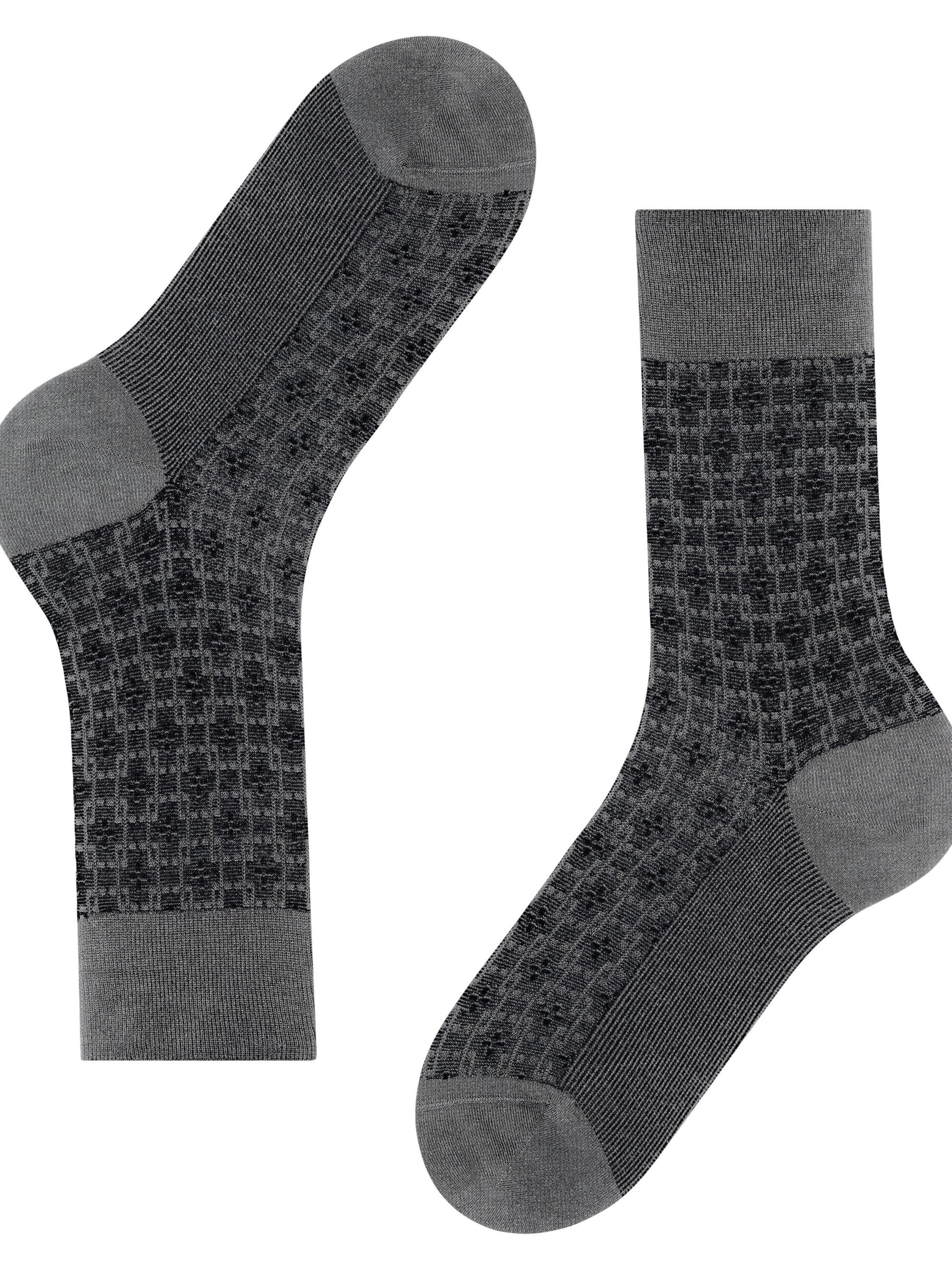 FALKE Socks 'Artwork Tie' in Grey