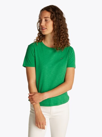 Maglietta di TOMMY HILFIGER in verde: frontale