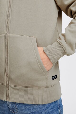 BLEND Zip-Up Hoodie 'Kaylon' in Beige