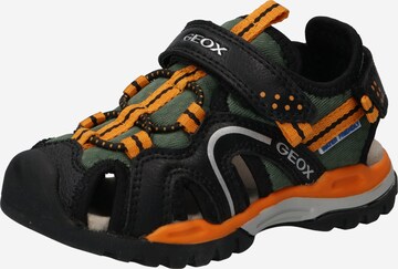 GEOX Sandals & Slippers 'Borealis' in Black: front