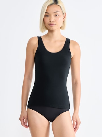 SLOGGI Top 'Pure Comfort' in Schwarz: Vorderseite