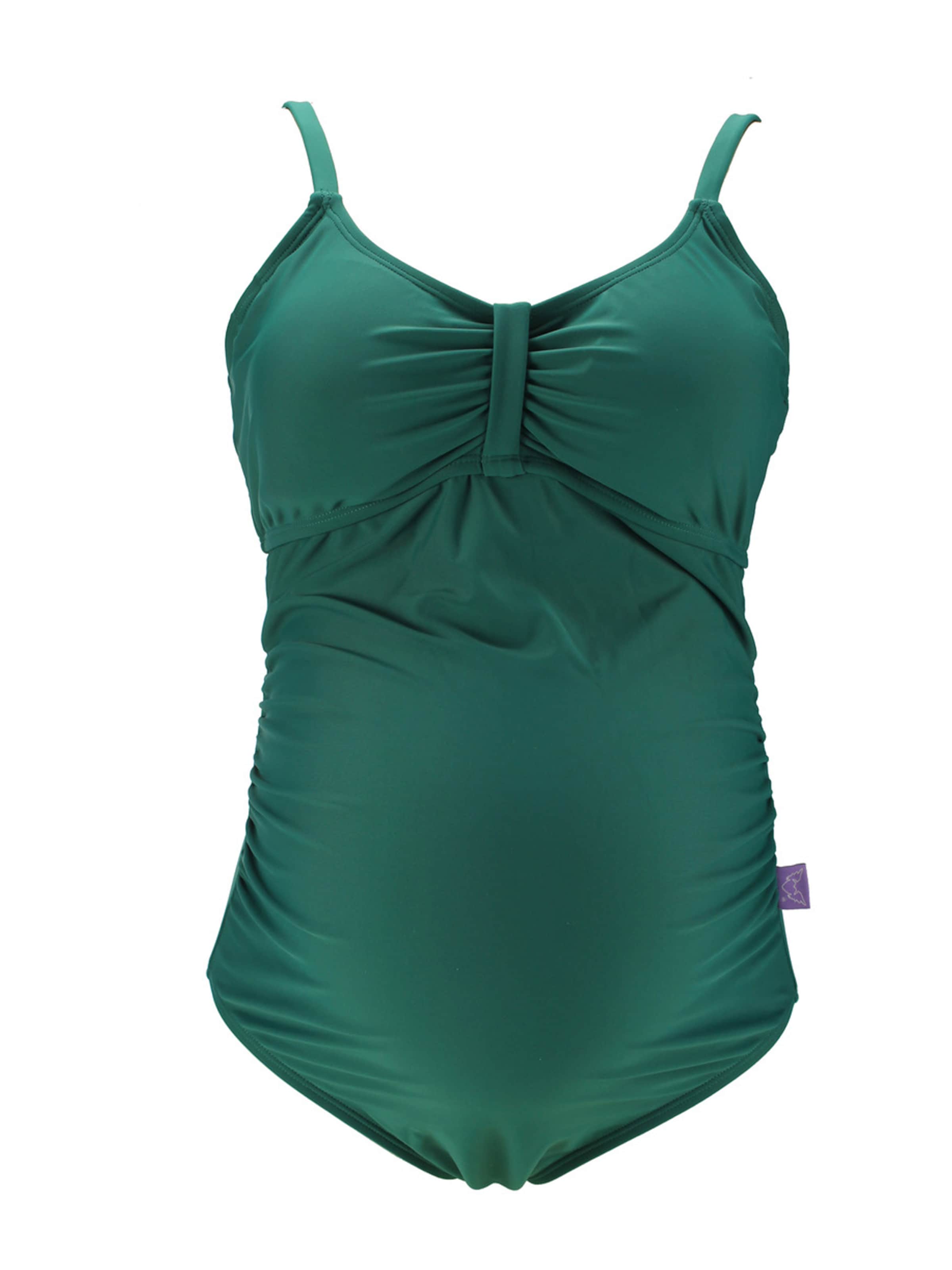 Invisible Maillot de bain 'Amandine' petit amour en vert : devant