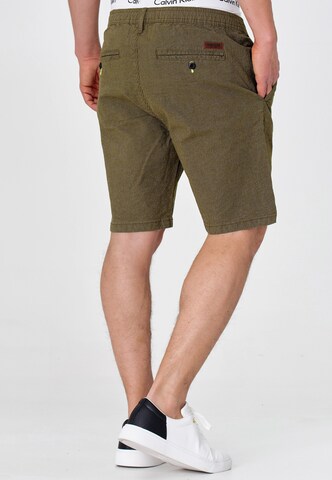 INDICODE JEANS Regular Chino 'Granby' in Groen