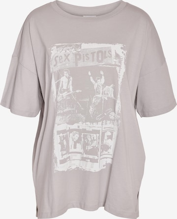 Noisy may Shirt 'LOUI' in Grey: front