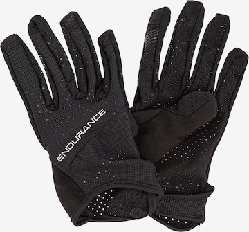 ENDURANCE Athletic Gloves 'Narita' in Black: front