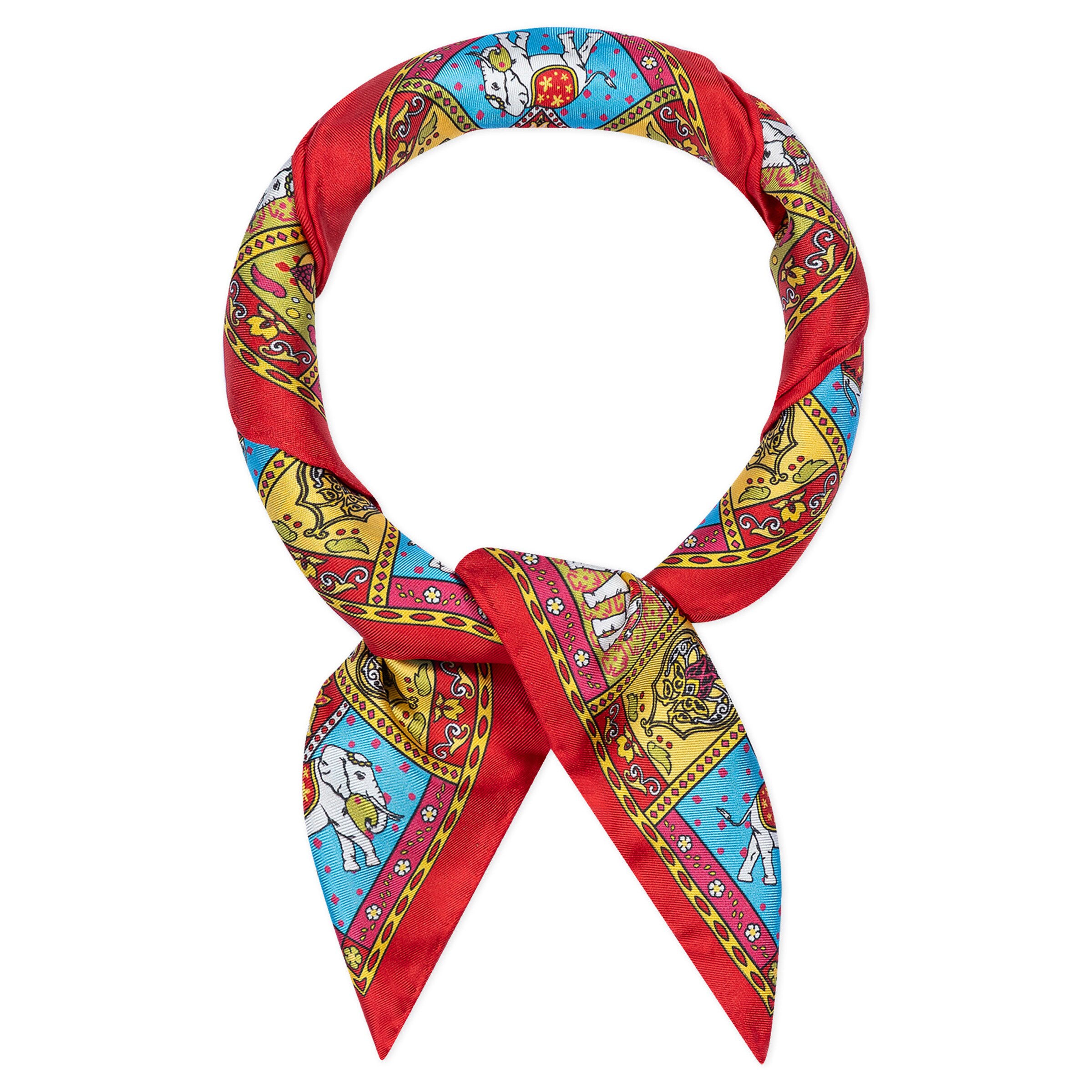 Roeckl Doek 'LUCKY ELEPHANT NICKY' in Rood