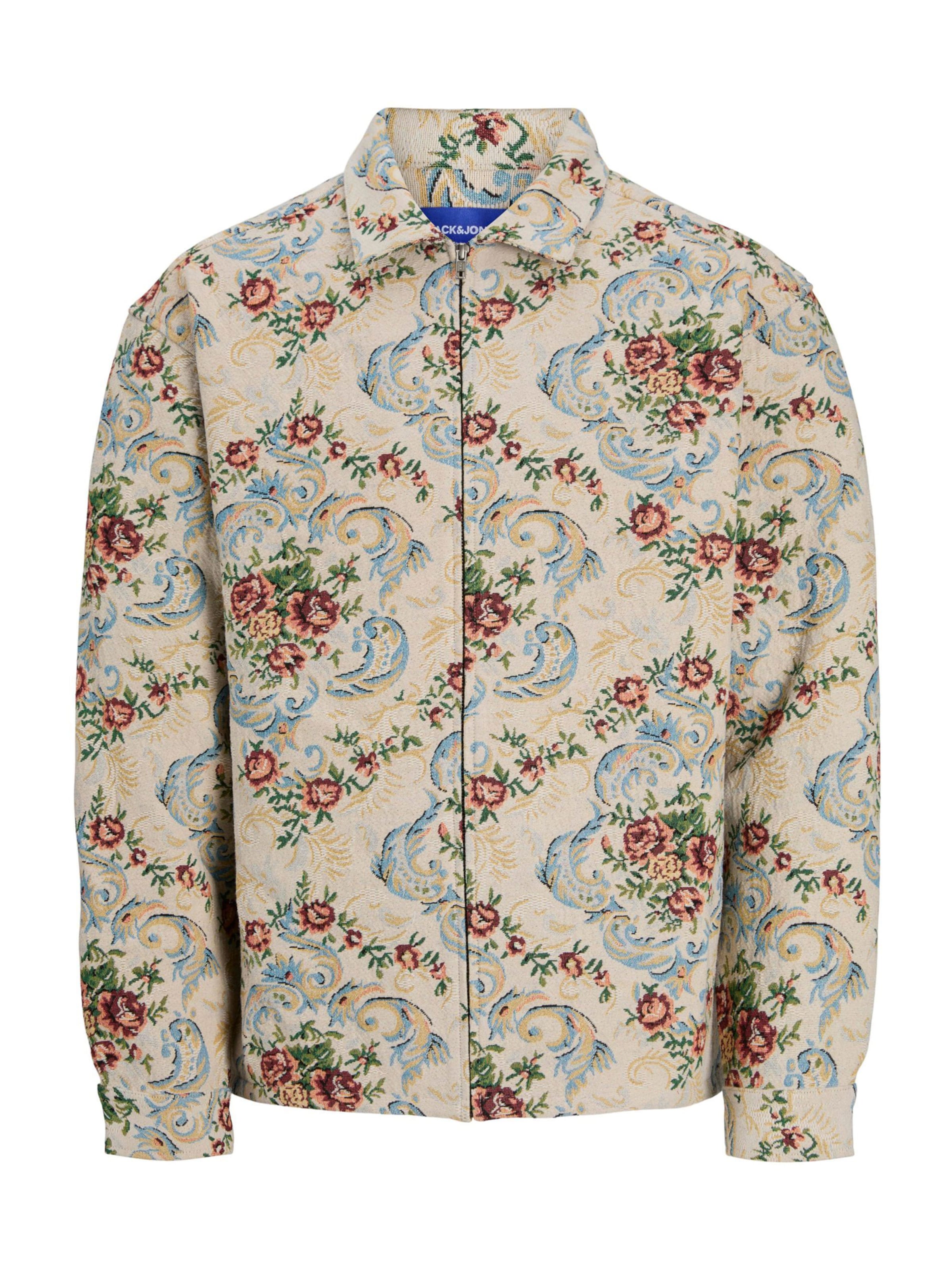 JACK & JONES Přechodná bunda 'JACKSON' – béžová: přední strana