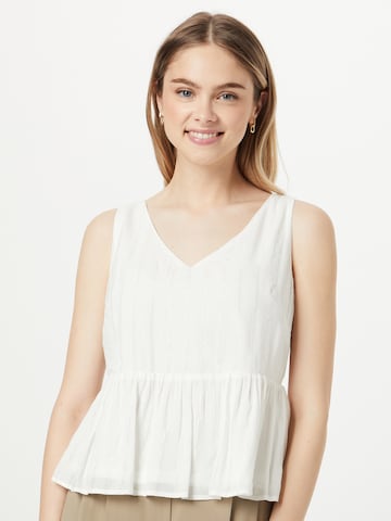 ABOUT YOU - Top 'Clara' em branco: frente