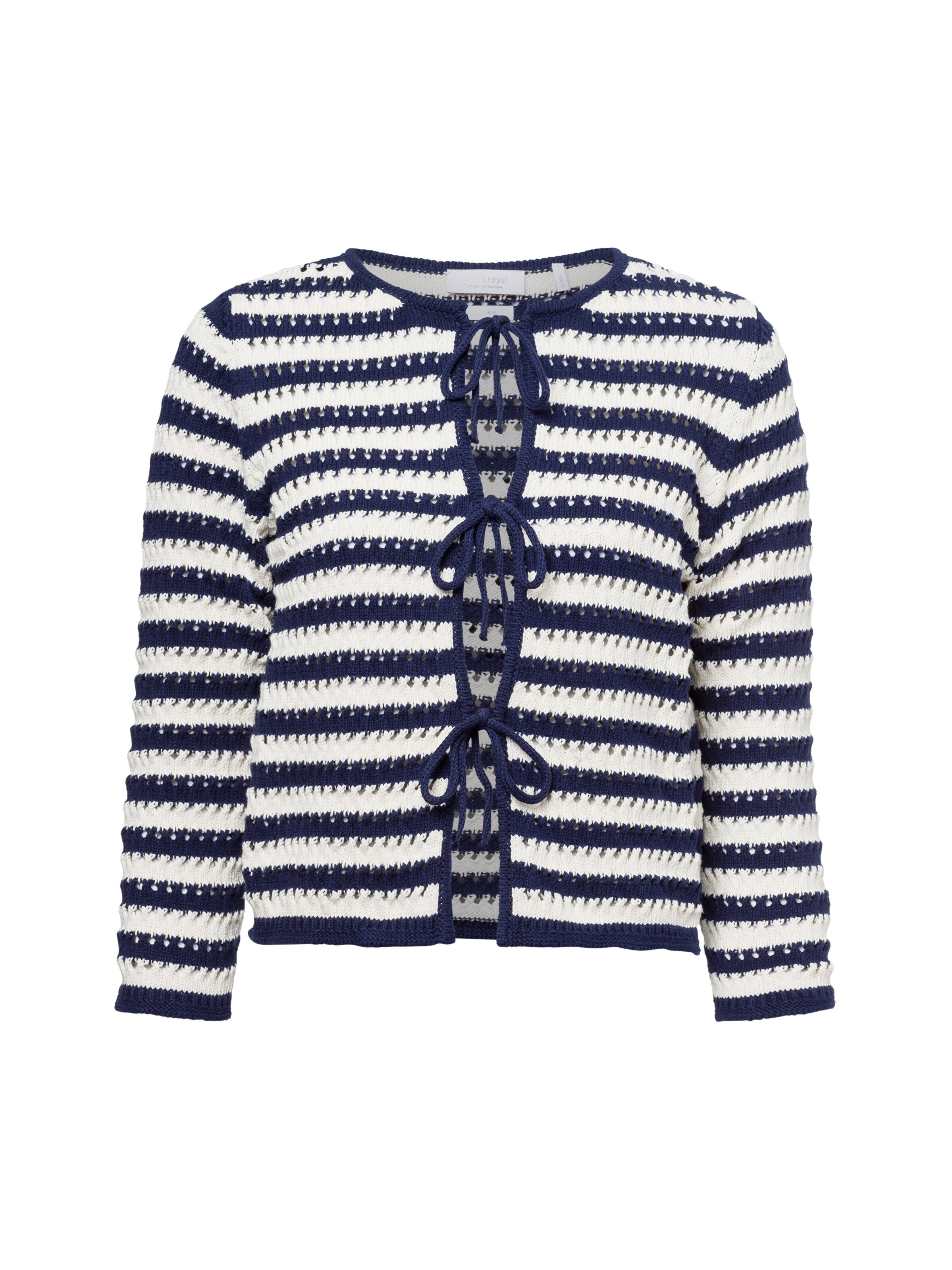 Rich & Royal Pletena jopa | modra barva: sprednja stran