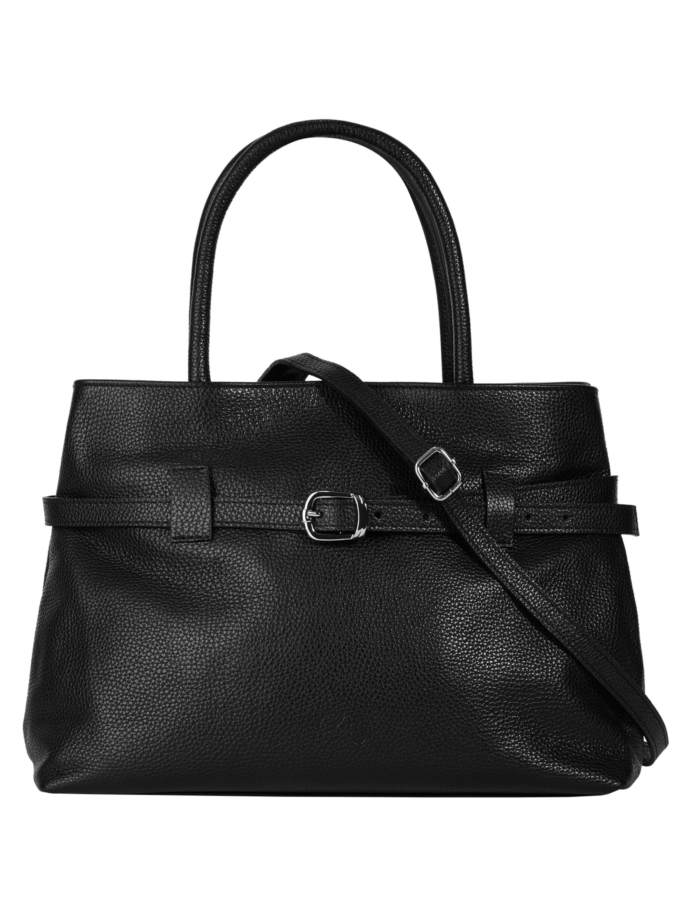 Cluty Handbag in Black: front