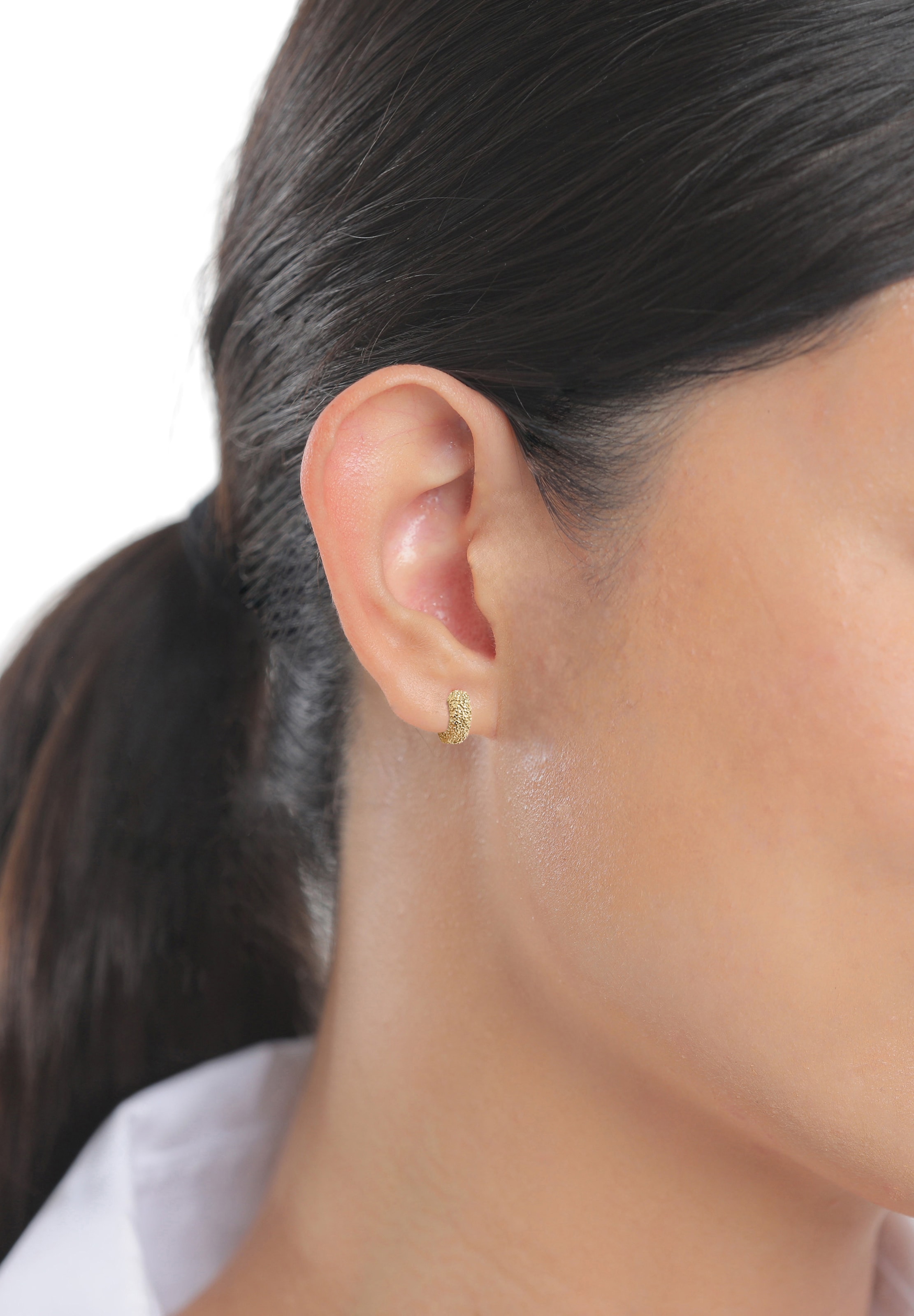 ELLI Earrings in Gold: front