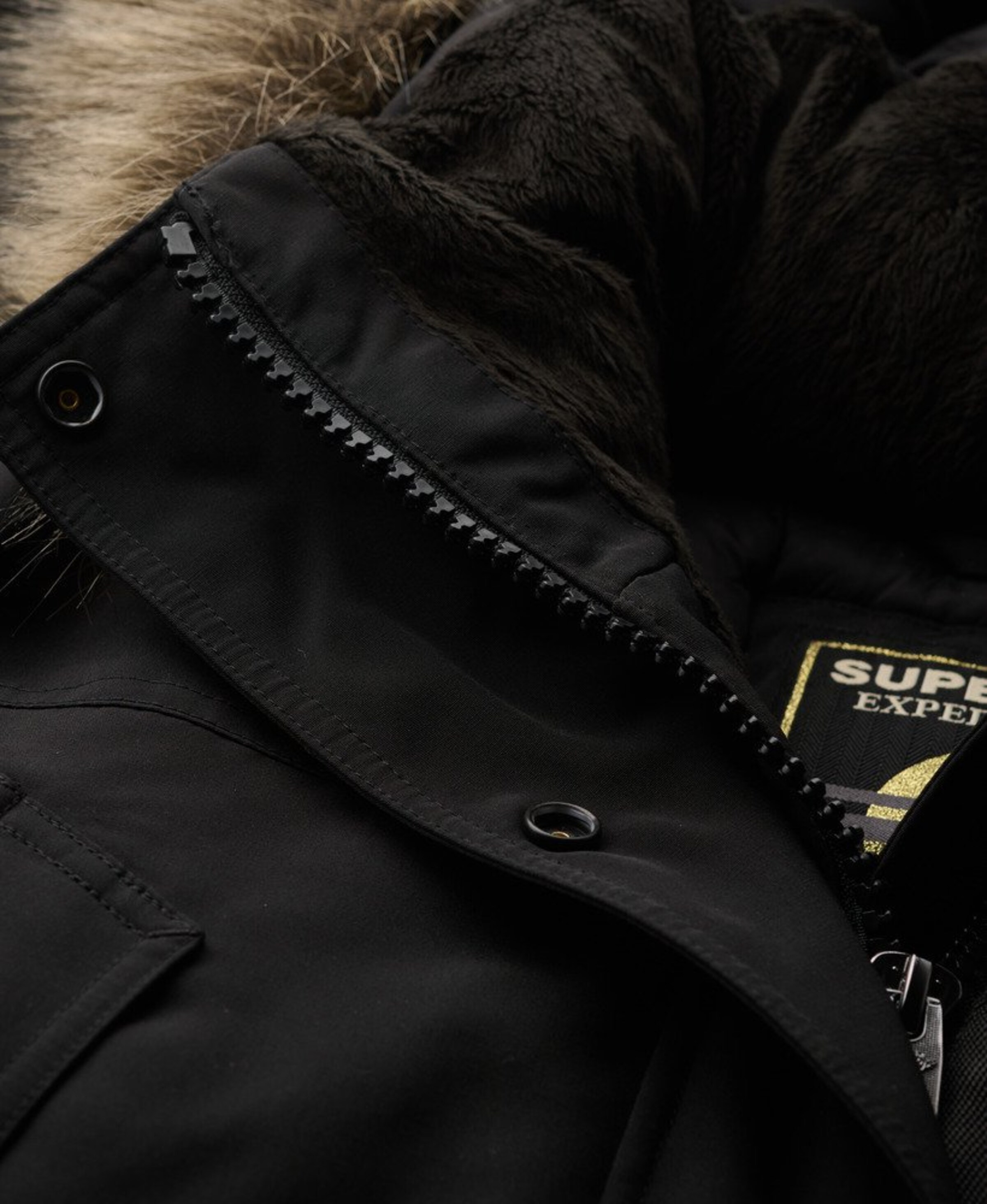 Superdry & Co Winterparka 'Everest' in Zwart