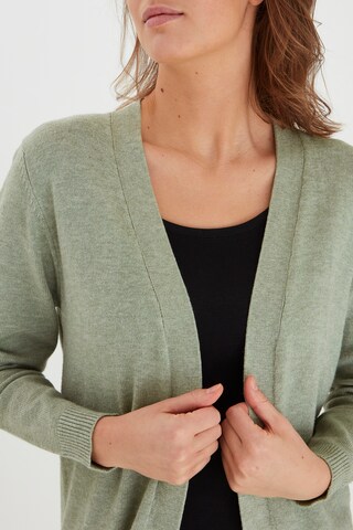 b.young Knit Cardigan in Green