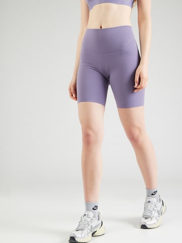 NIKE Skinny Sports trousers 'ZENVY' in Purple: front