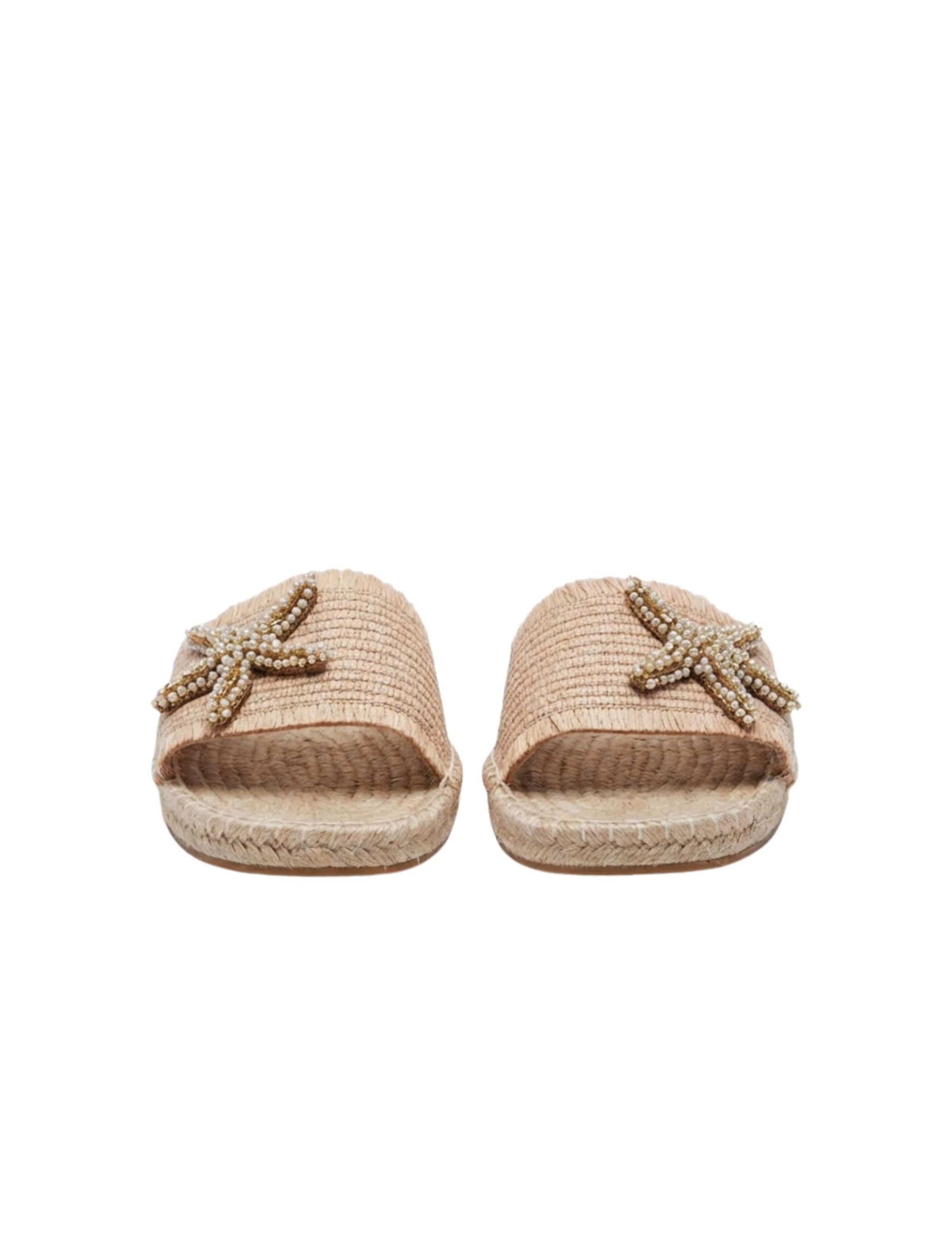 Mule South Beach en beige