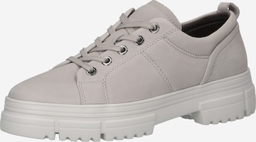 CAPRICE Lace-Up Shoes in Grey: front