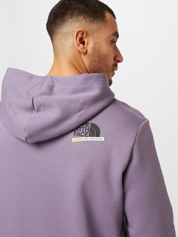 THE NORTH FACE Sweatshirt in Purple