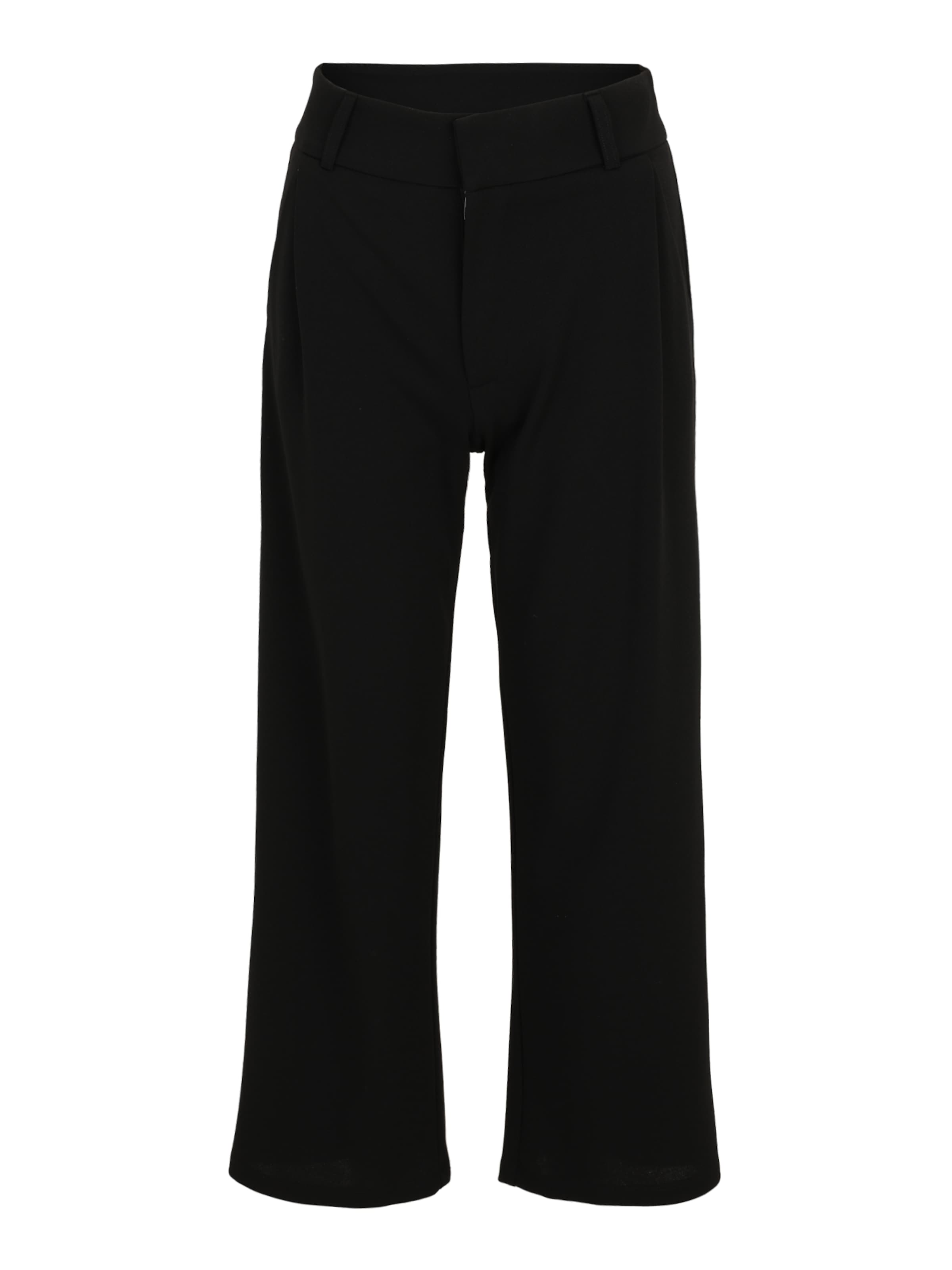 JDY Petite Широки крачоли Панталон с набор 'JDYGEGGO' в черно: отпред