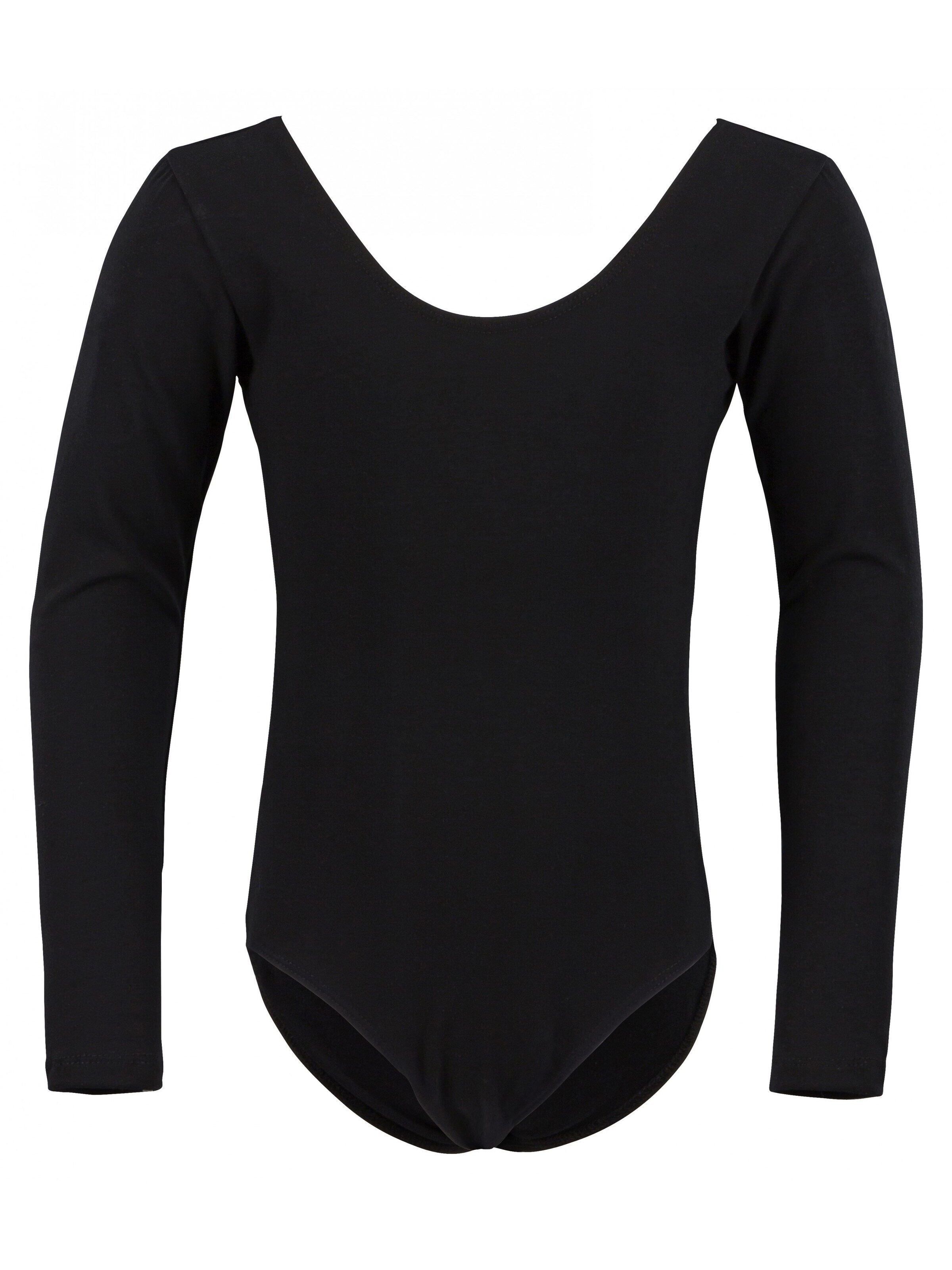 Tanzmuster Sportbody 'Lilly'‌‌‌‌‌‌‌‌ in Schwarz: Vorderseite