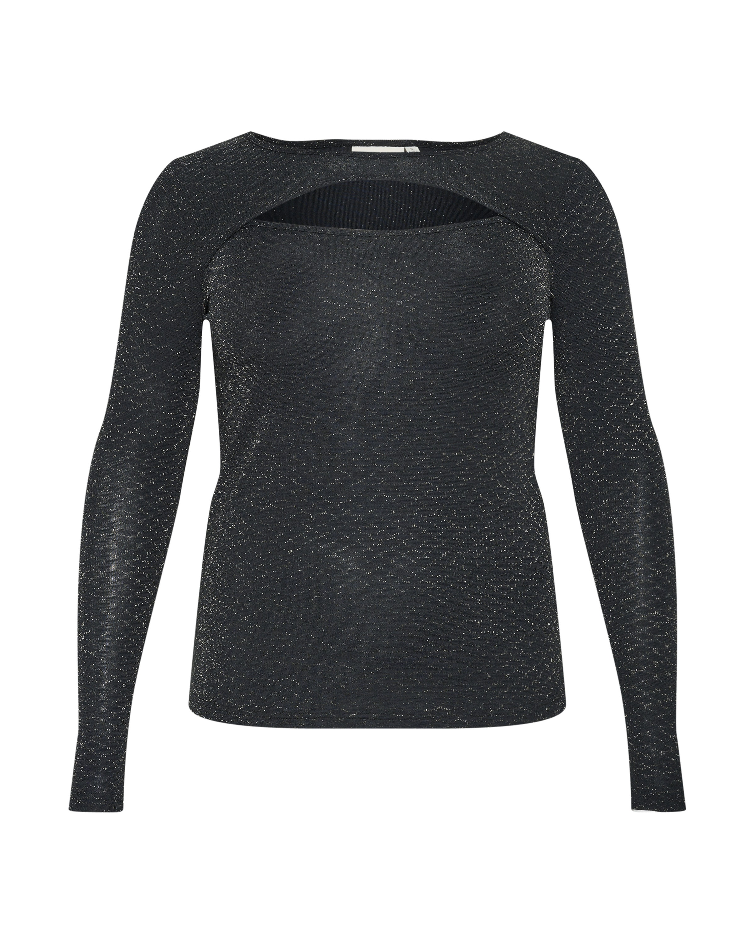 KAFFE CURVE Tričko 'KC Cellia' - Čierna: predná strana