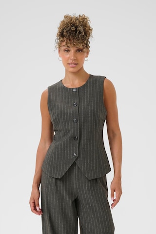 Cream Gilet 'Tingle' in Grijs: voorkant