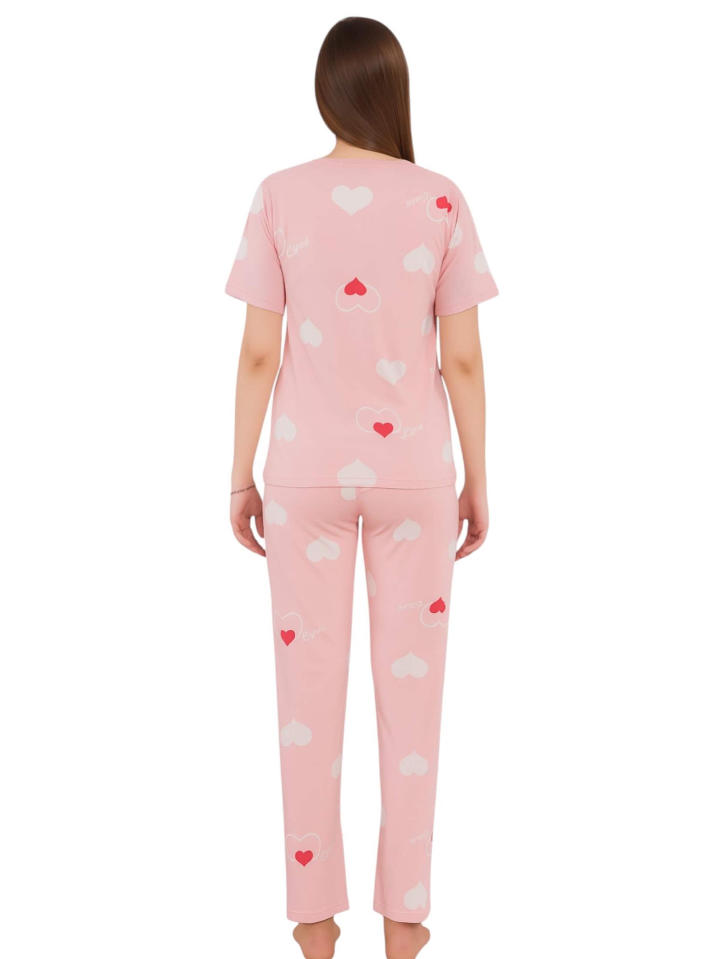 fashionshowcase - Pijama 'HEARTSTRIPE' en rosa
