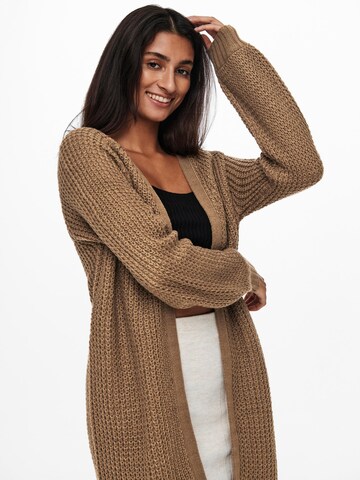 ONLY Knit Cardigan 'Matilda' in Brown