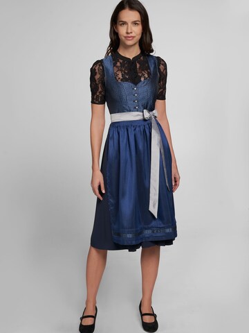 SPIETH & WENSKY Dirndl 'Antonia' in Blauw