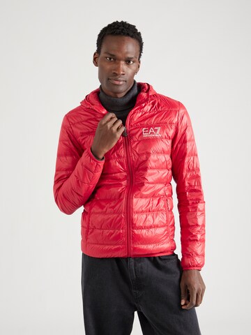 EA7 Emporio Armani Winter jacket in Red: front