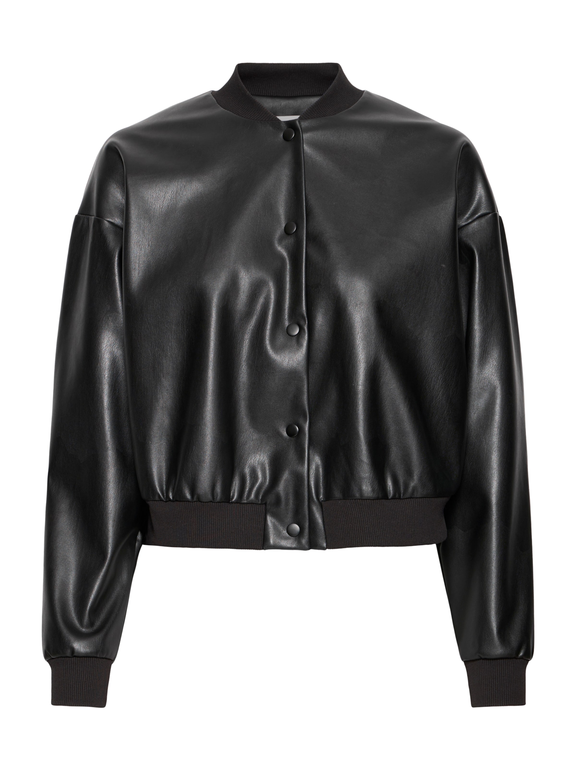 ICHI Přechodná bunda 'IHZOMA' – černá: přední strana