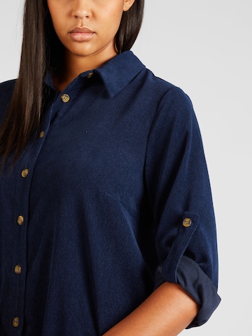 ONLY Carmakoma Shirt dress 'WINI' in Blue