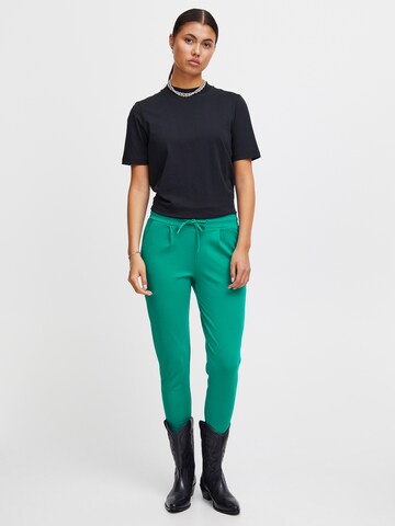 ICHI - Slimfit Pantalón 'Kate' en verde