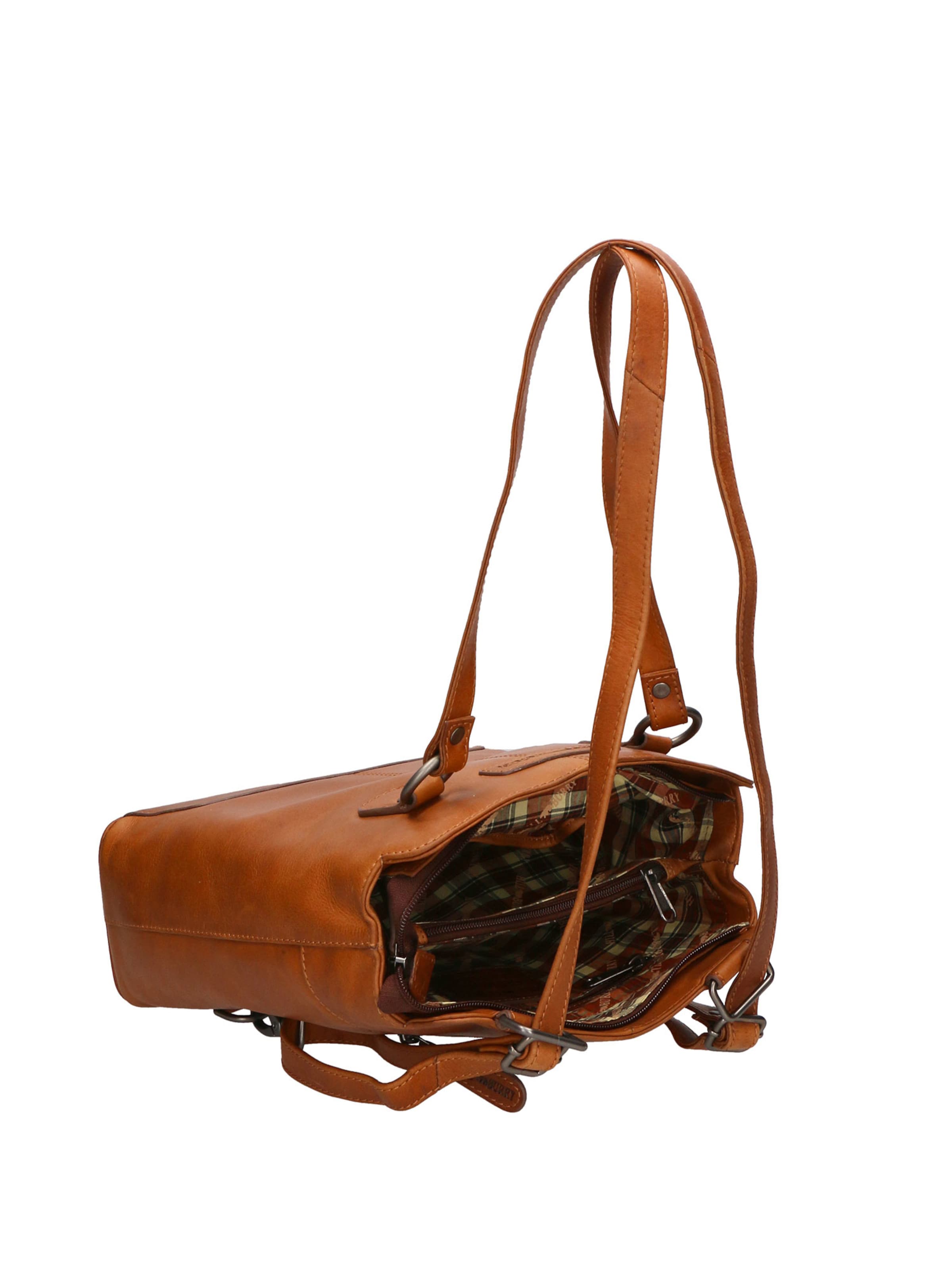 Borsa a spalla 'Borsa Uomo Vera Pelle Convertibile Spalla Zaino' di HILL BURRY in marrone