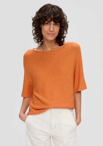 s.Oliver Pullover in Orange: Vorderseite