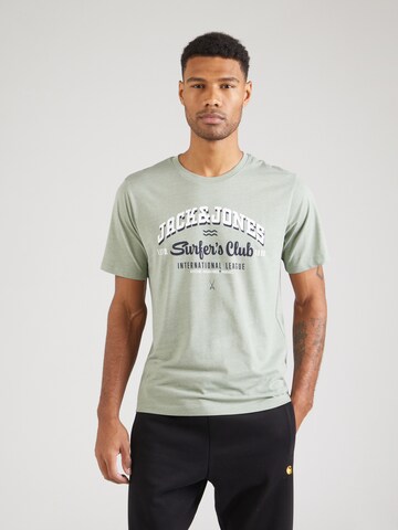 JACK & JONES - Camiseta en verde: frente