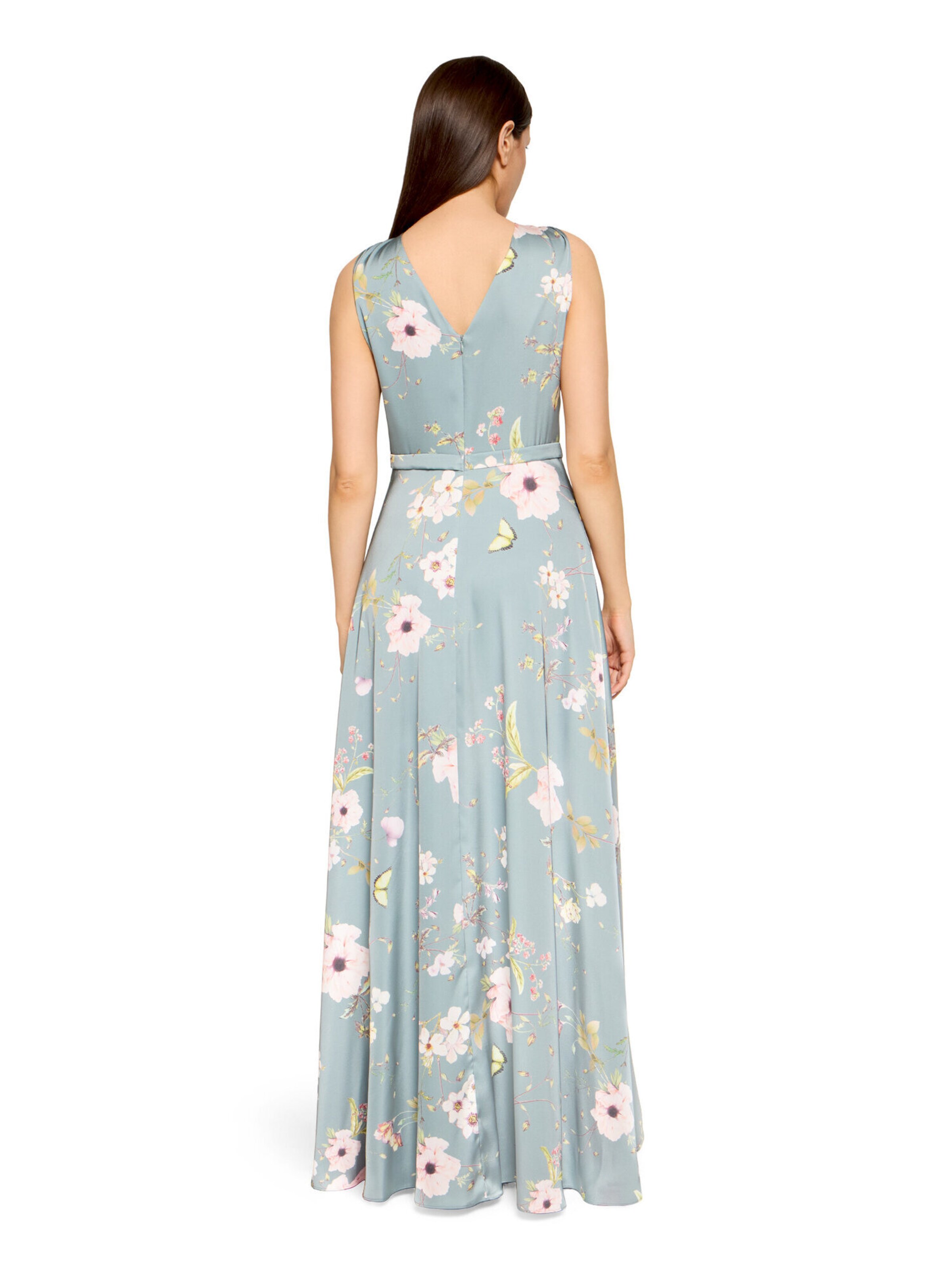 Robe de soirée Vera Mont en argent