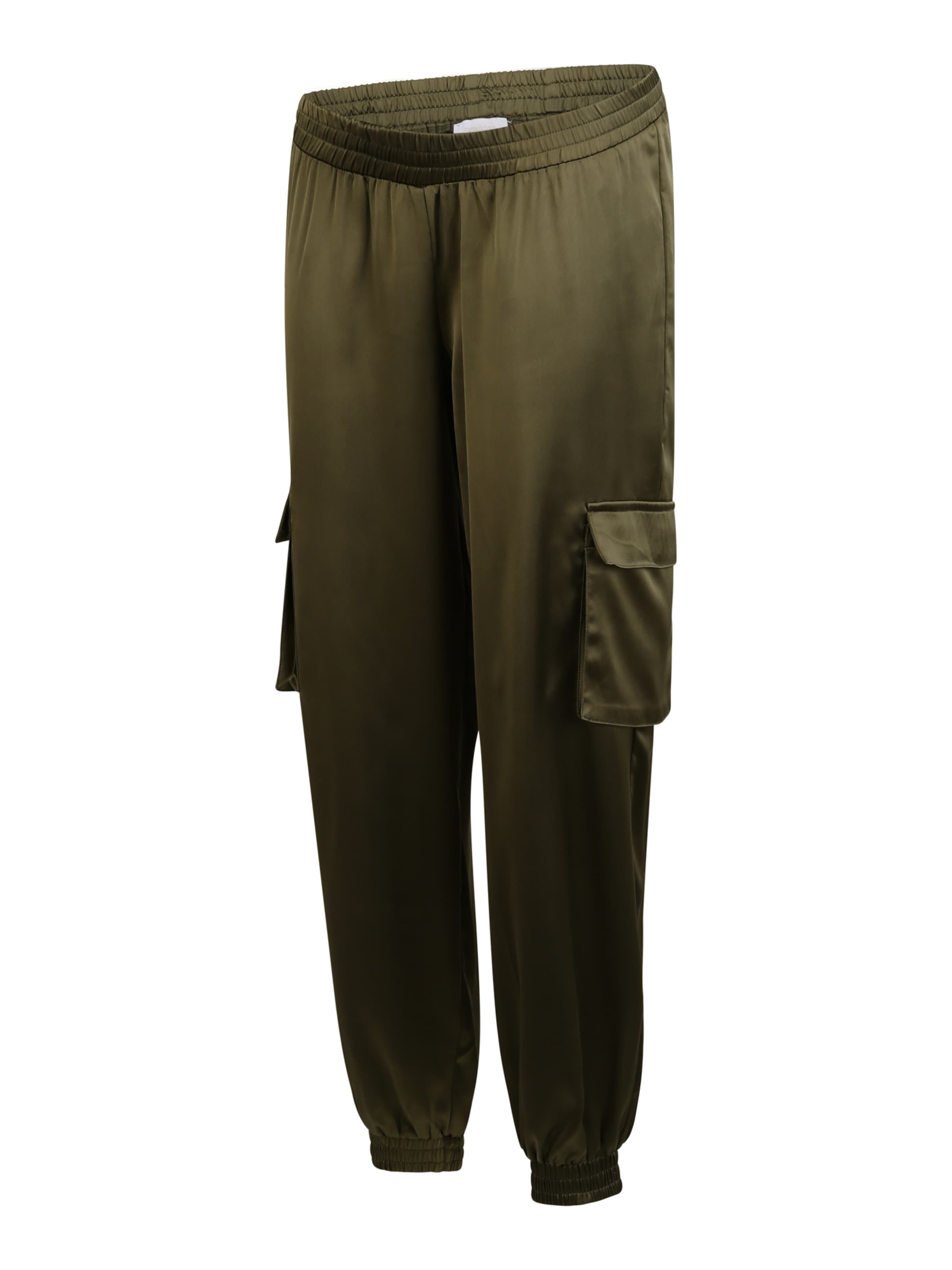 Frauen Umstandsmode MAMALICIOUS Cargohose 'MLASA' in Oliv - PQ41179 Frauen Umstandsmode MAMALICIOUS Cargohose 'MLASA' in Oliv - PQ41179