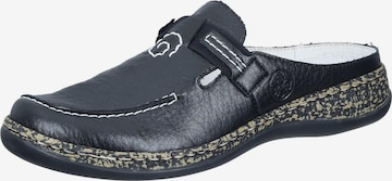Rieker Clogs 'Basic' in Black: front