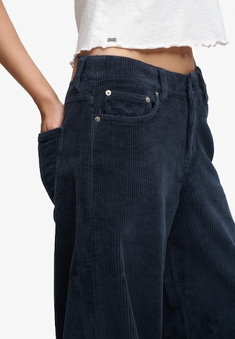 Baggy Pantalon Superdry & Co en bleu