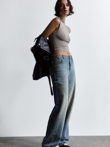 Haut Pull&Bear en gris : devant