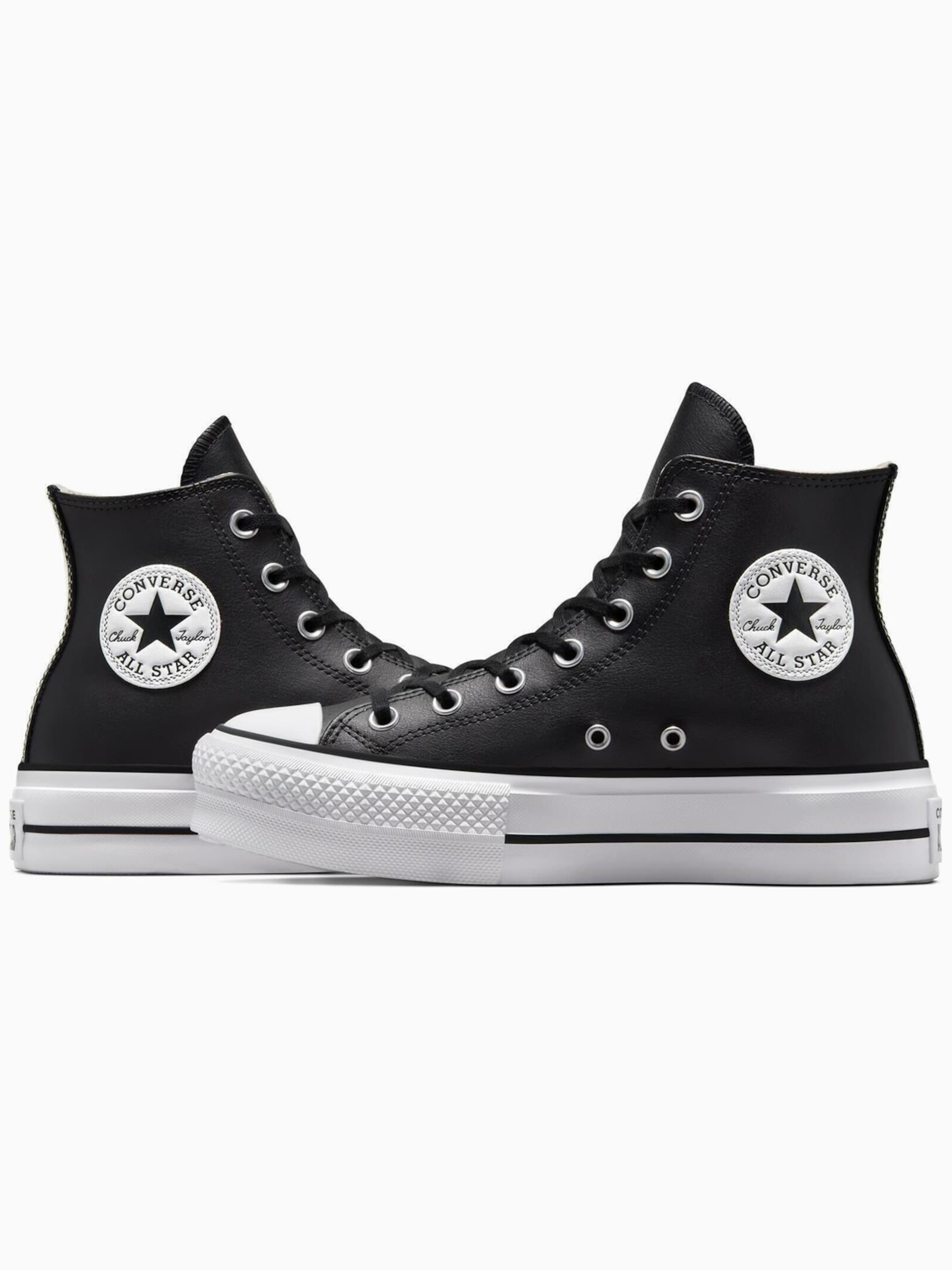 CONVERSE - Zapatillas deportivas altas 'Converse Chuck Taylor All Star Lift Leather High Top' en negro